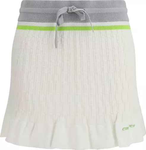 White Cotton Mini Skirt