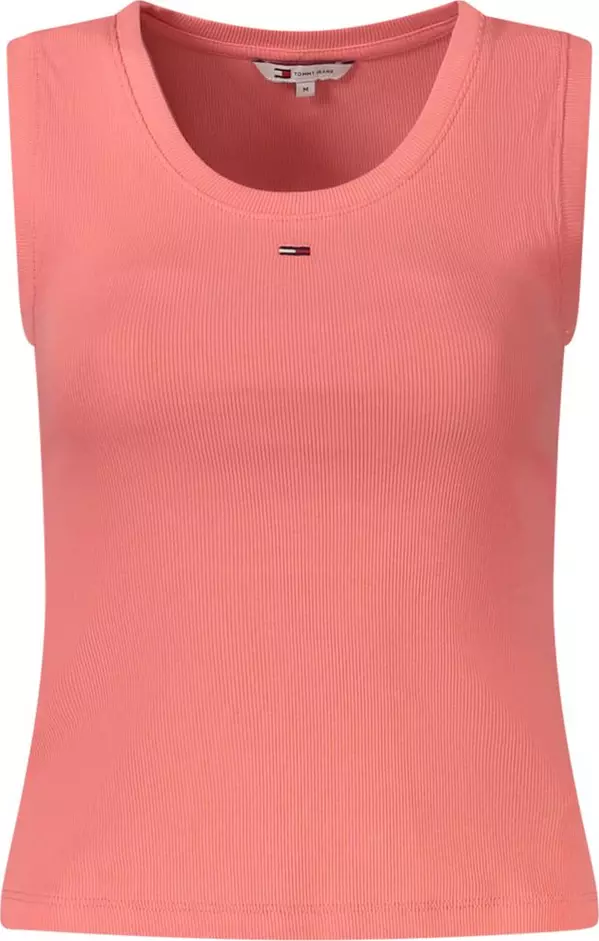 Pink Cotton Women's Tank Top