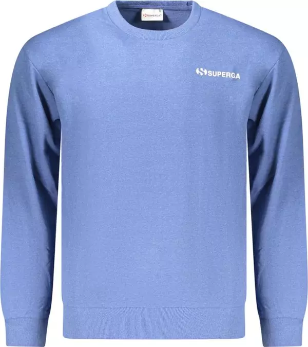 Azzurro Cotton Men Sweatshirt