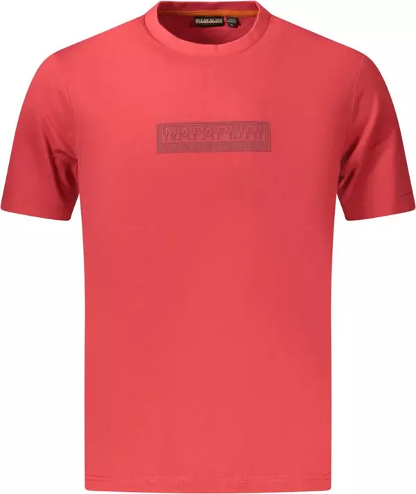 Red Cotton Men's T-Shirt