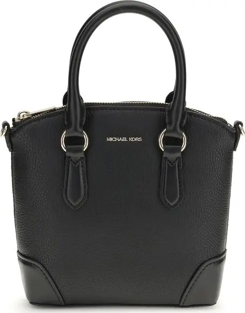 Black Calf Leather Bos Taurus Handbag