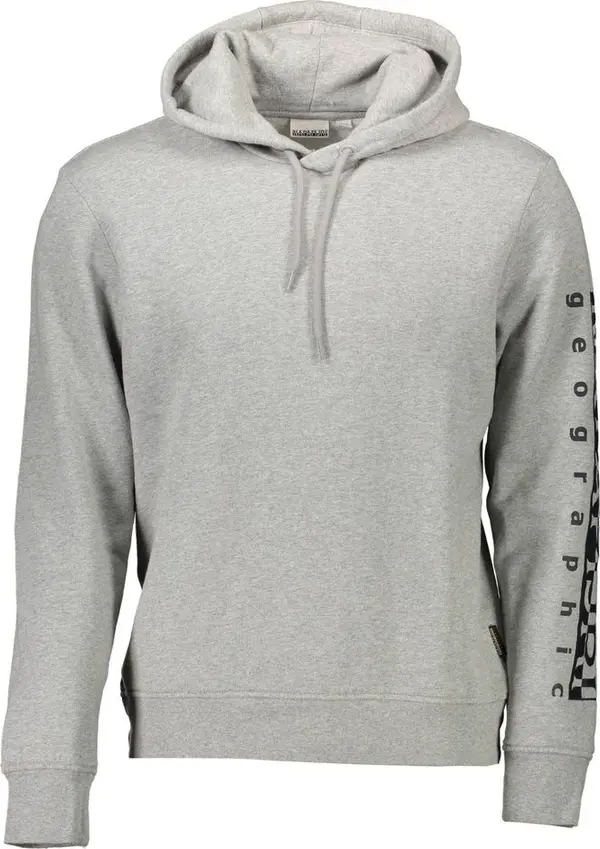 Gray Cotton Men Sweater