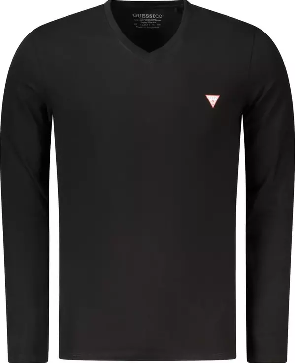 Black Cotton Men T-Shirt
