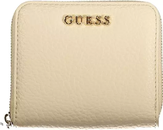 Beige Polyurethane Women Wallet