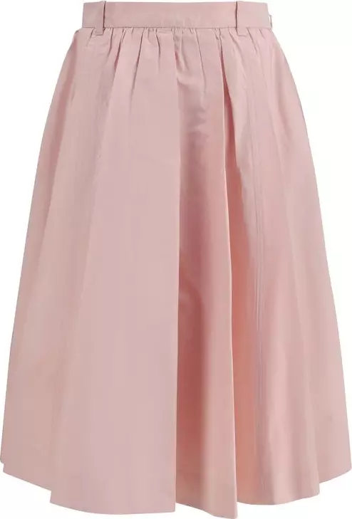 Multicolor Silk Long Skirt