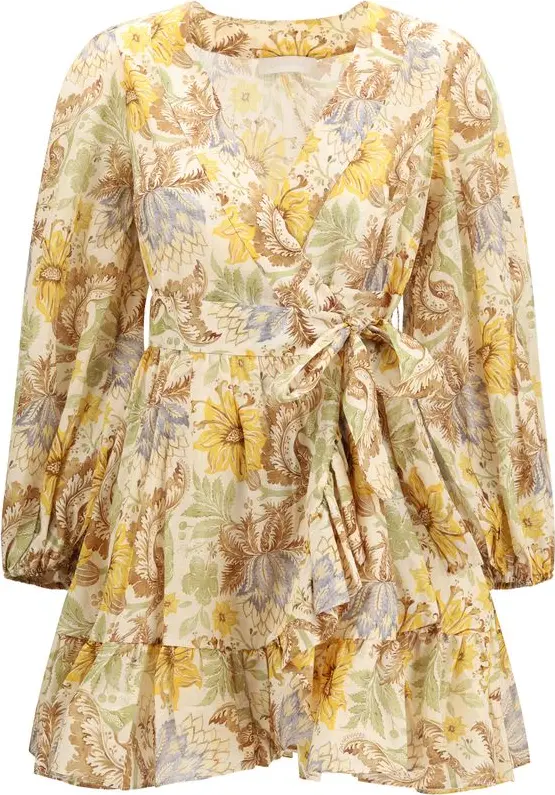 Bicolor Cotton Casual Dress