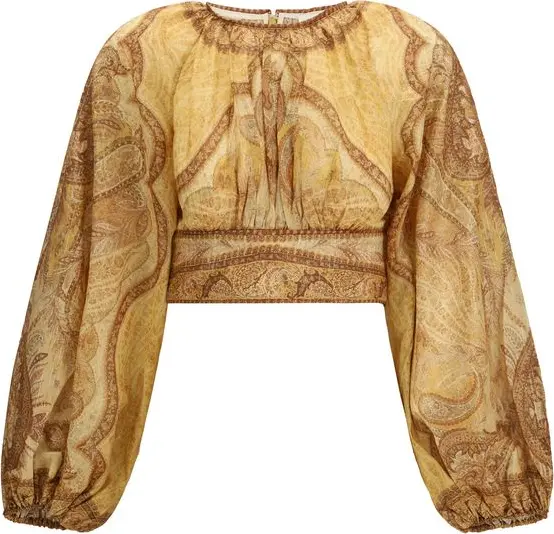 Bicolor Cotton Blouse
