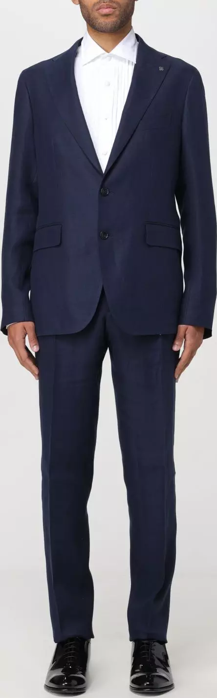 Multicolor Wool Two-Piece Suit