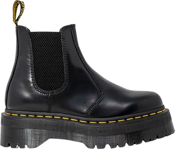 Black Leather Ankle Boots