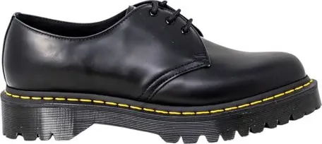 Black Leather Oxfords And Derbies