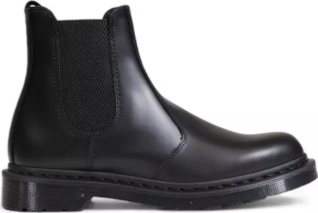 Black Leather Chelsea Boots