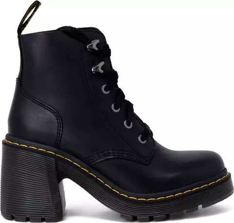 Black Leather Ankle Boots