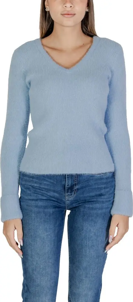 Blue Polyamide Sweatshirt