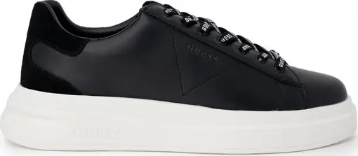 Black Polyethylene Low Top Sneakers