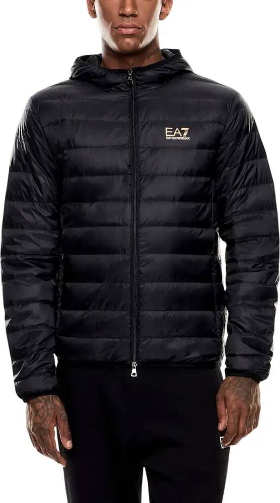Bicolor Polyamide Full-Length Jacket