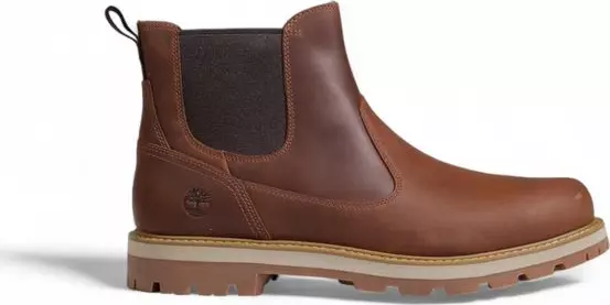 Brown Suede Leather Chelsea Boots