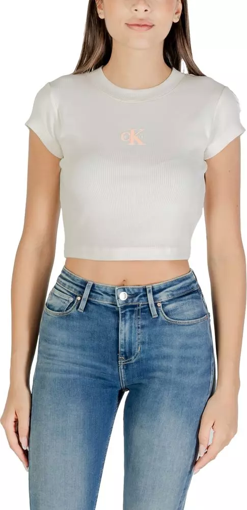 Cream Cotton T-Shirt