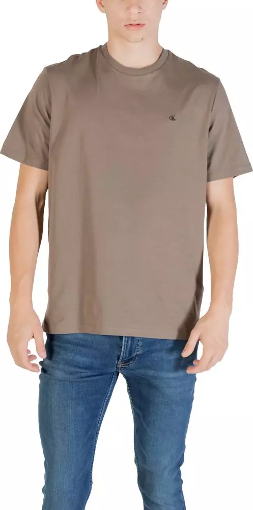 Brown Cotton T-Shirt