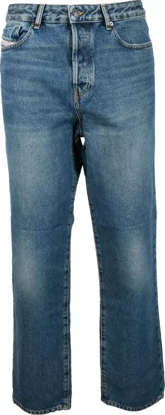 Blue Cotton Skinny Jeans