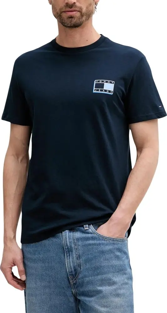 Blue Recycled Cotton T-Shirt