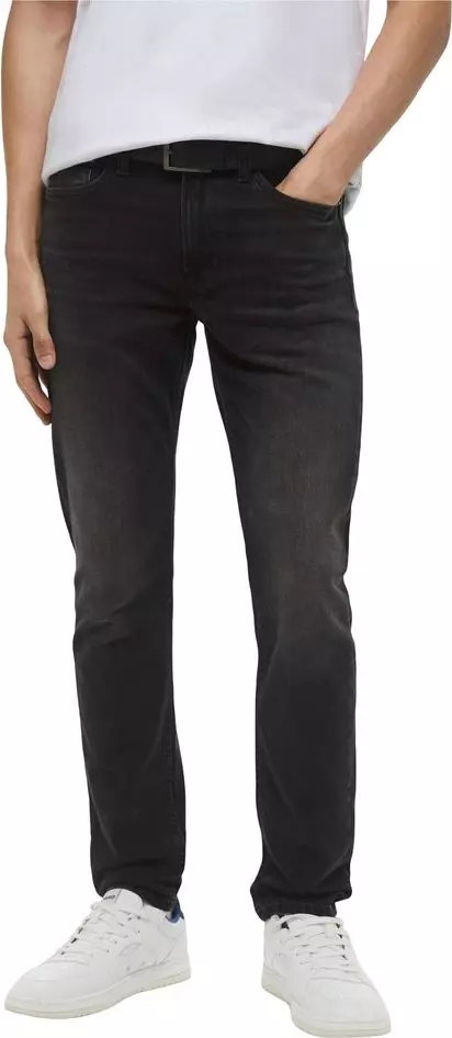 Black Cotton Skinny Jeans