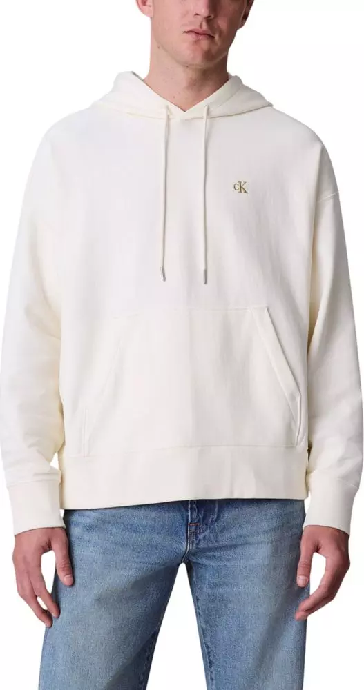 White Cotton Hoodie