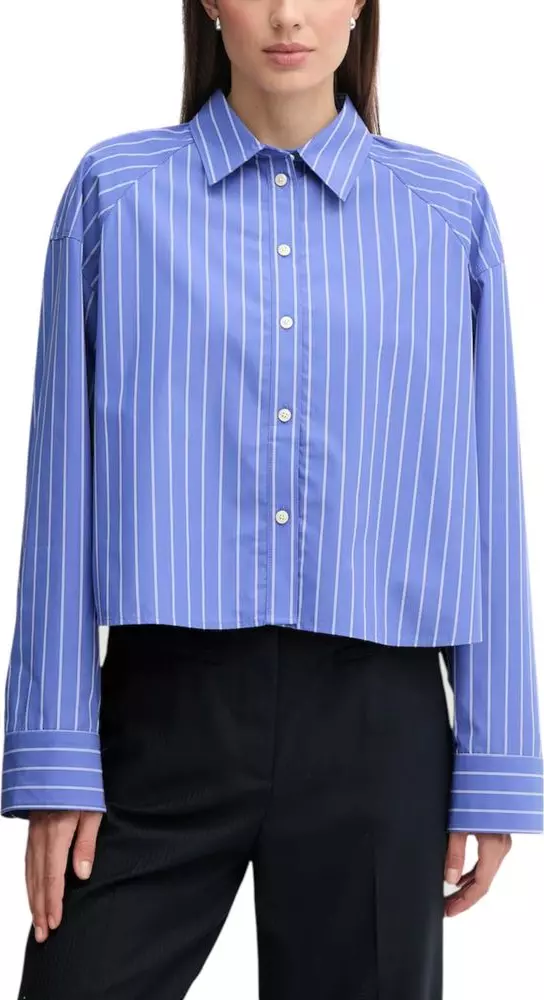 Blue Cotton Blouse