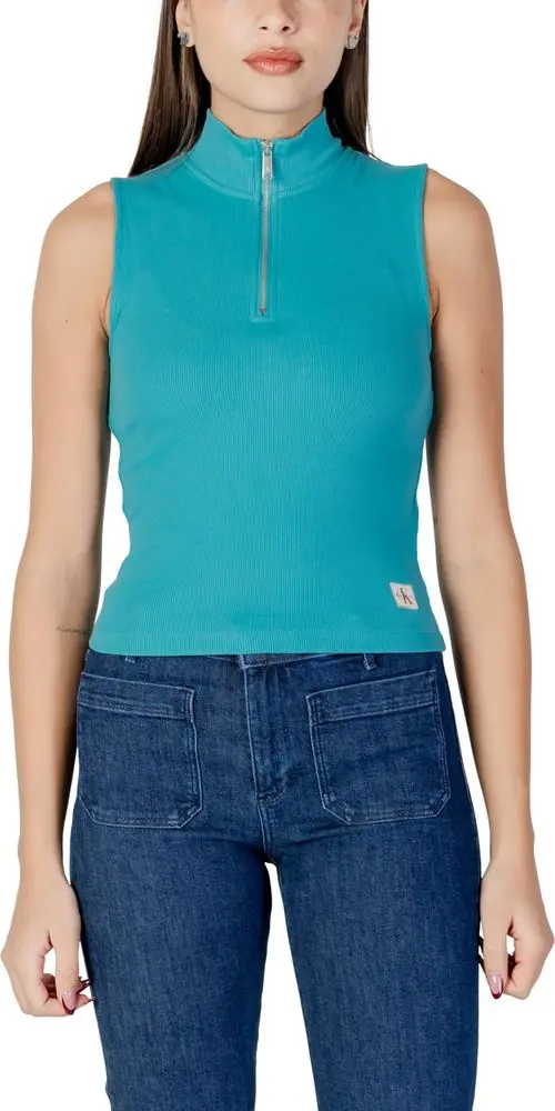 Turquoise Cotton Top