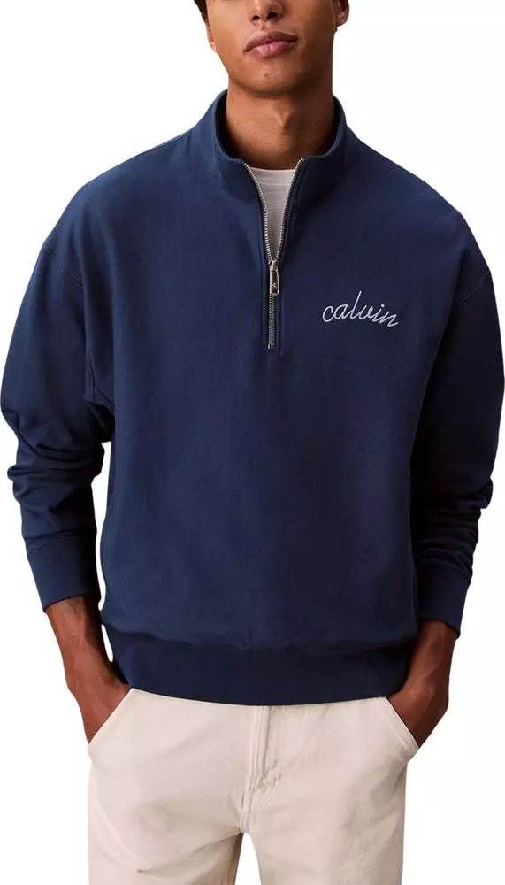 Blue Cotton Sweatshirt