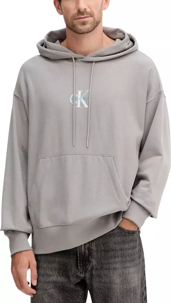 Gray Cotton Hoodie