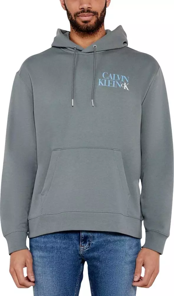 Gray Cotton Hoodie