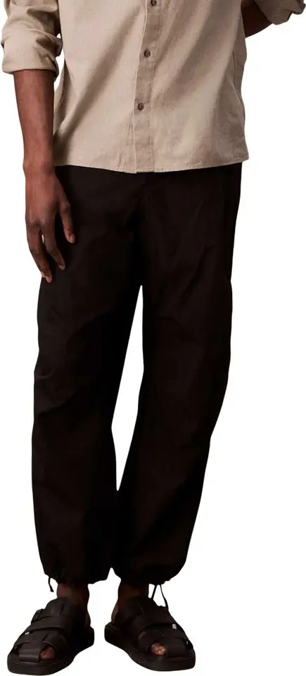 Black Cotton Joggers (Workout Pants)
