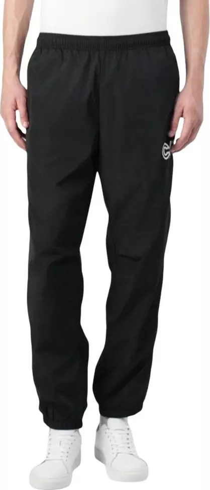 Black Polyester Joggers (Workout Pants)