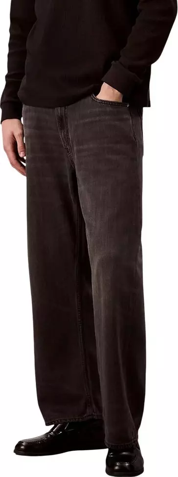 Black Lyocell Relaxed Fit Jeans