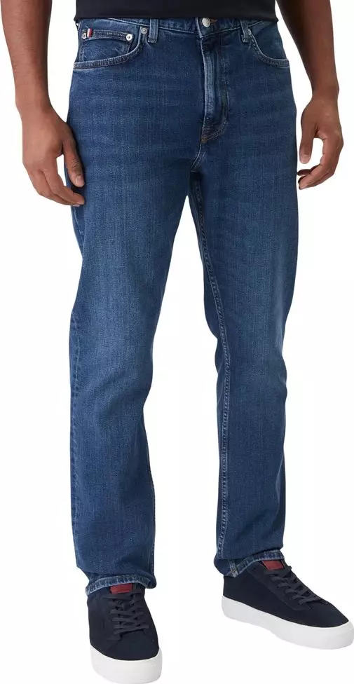 Blue Recycled Cotton Relaxed Fit Jeans