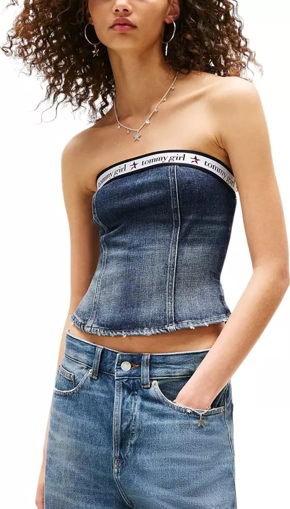 Blue Recycled Cotton Top