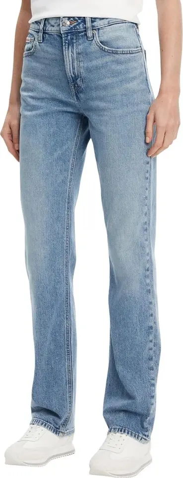 Blue Recycled Cotton Mom Jeans