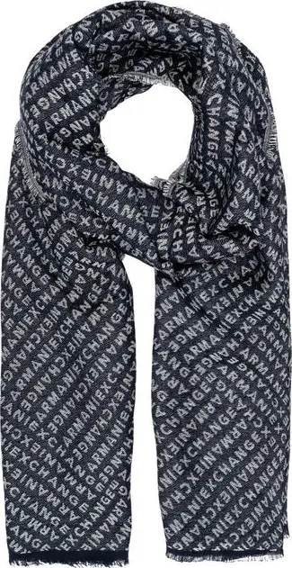 Blue Viscose Scarf