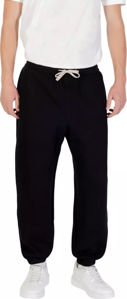 Black Cotton Joggers (Workout Pants)