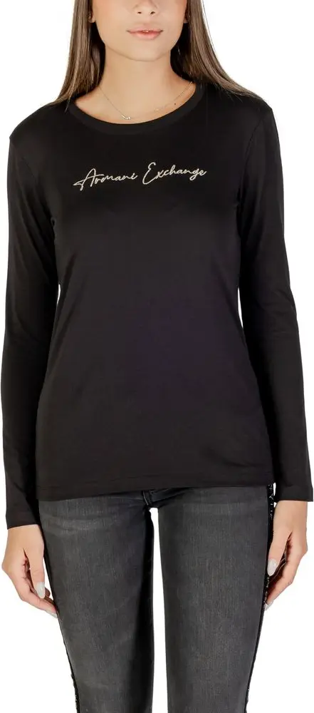 Bicolor Cotton Long Sleeve T-Shirt