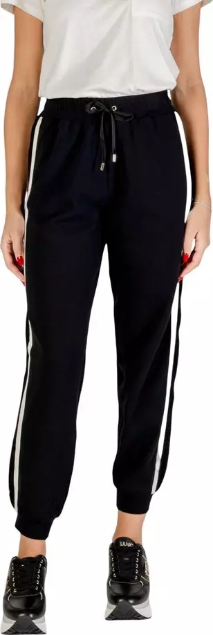 Black And White Cotton Joggers (Workout Pants)