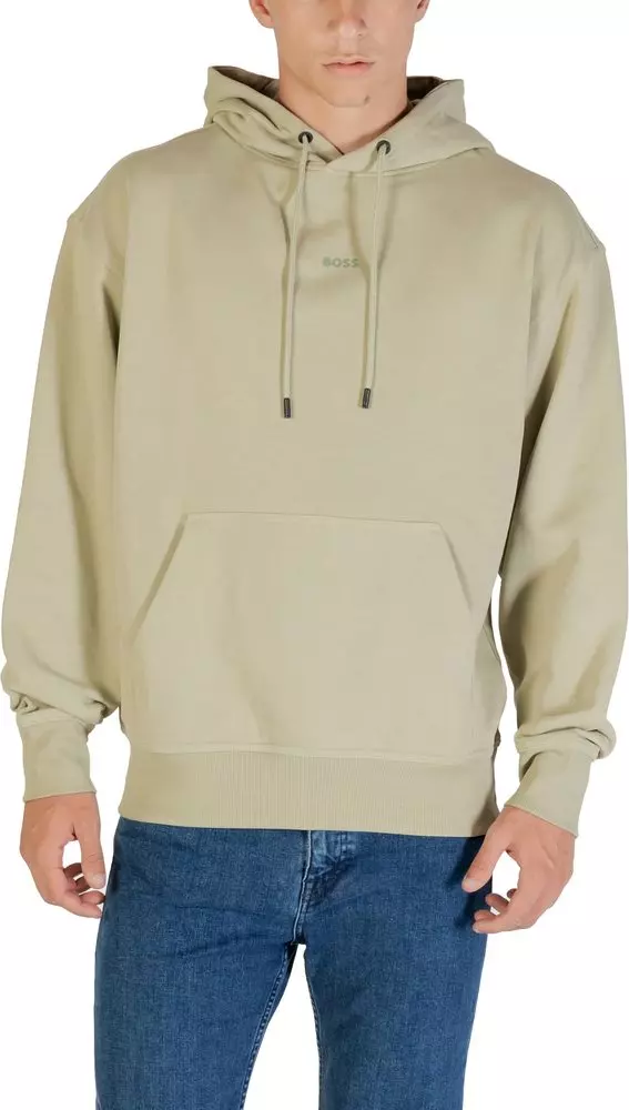 Green Cotton Hoodie