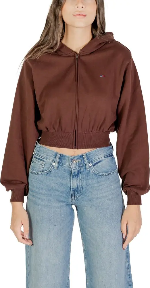 Brown Recycled Cotton Hoodie