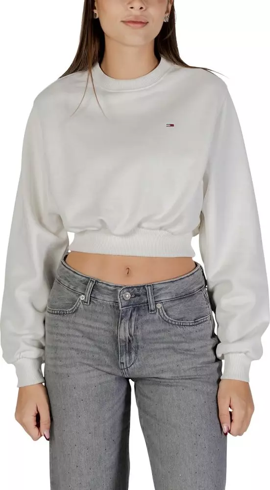 Cream Recycled Cotton Sweatshirt