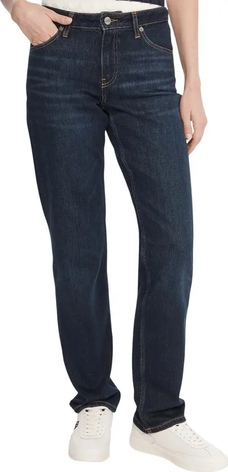 Blue Recycled Cotton Mom Jeans