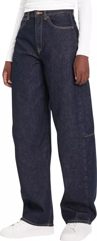 Blue Cotton Mom Jeans