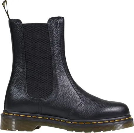 Black Leather Ankle Boots