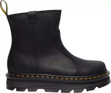 Black Leather Ankle Boots