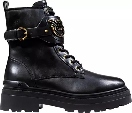 Black Leather Ankle Boots