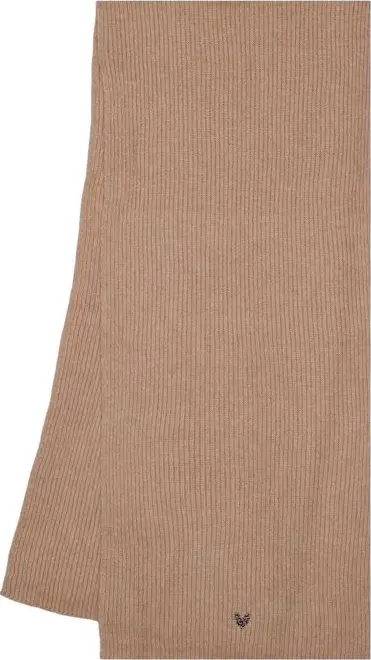 Beige Recycled Polyester Scarf